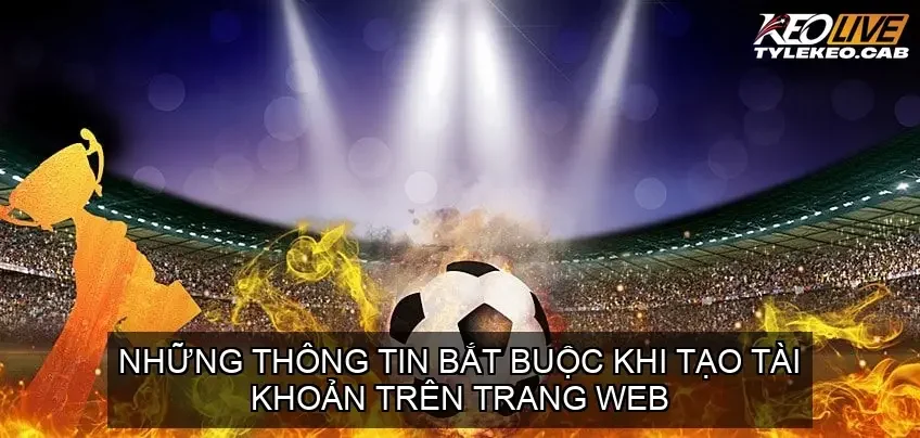 Những Thông Tin Bắt Buộc Khi Tạo Tài Khoản Trên Trang Web