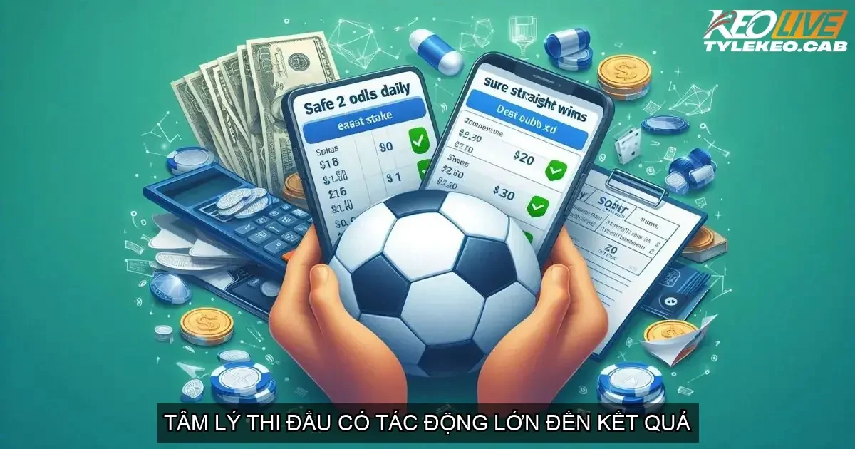 Tâm lý thi đấu là một trong các yếu tố ảnh hưởng đến tỷ lệ kèo