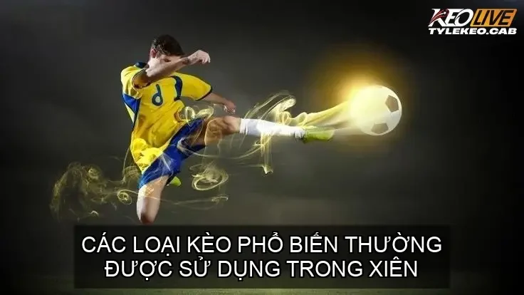 Các Loại Kèo Phổ Biến Thường Được Sử Dụng Trong Xiên