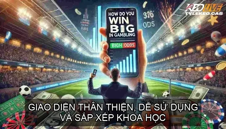 Giao diện thân thiện, dễ sử dụng và sắp xếp khoa học